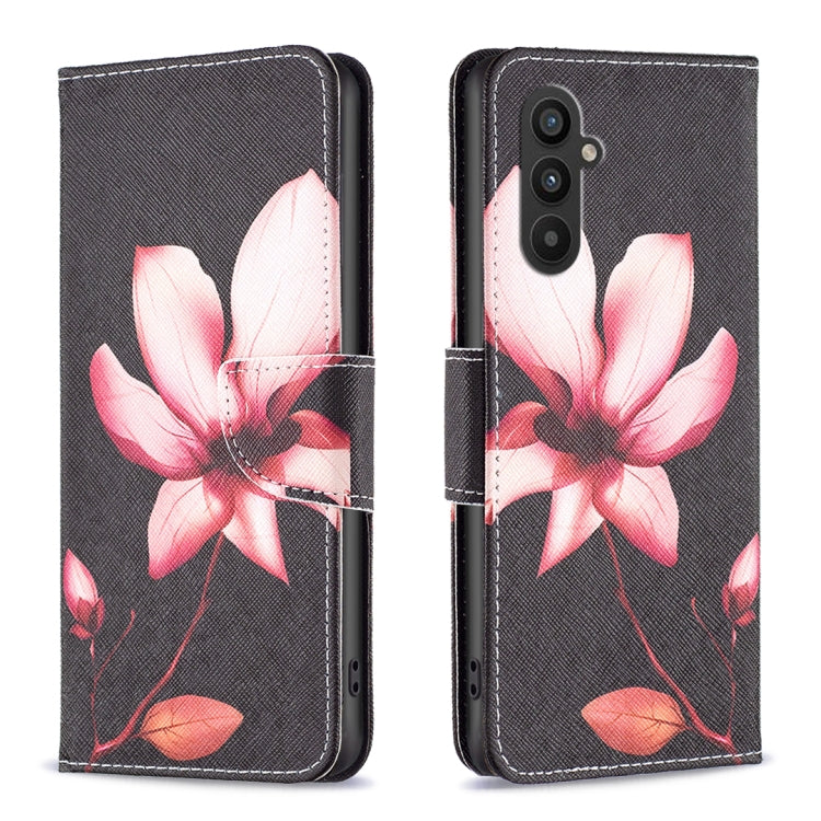 Custodia in pelle con motivo per Samsung Galaxy A25 5G