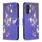 Custodia in pelle con motivo per Samsung Galaxy A25 5G