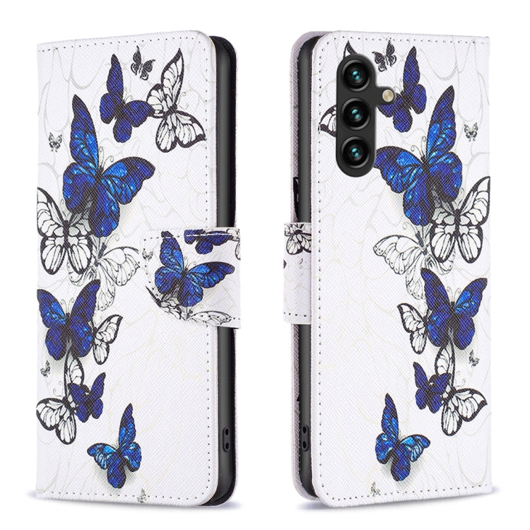 Custodia in pelle con motivo per Samsung Galaxy A25 5G