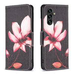Custodia in pelle con motivo per Samsung Galaxy A25 5G