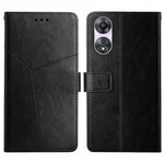 Custodia per cellulare in pelle con motivo a Y a forma di Y, For OPPO Reno11 F 5G/F25 Pro 5G, For OPPO A18 / A38 4G, For OPPO A58 4G, For OPPO Reno10 Global / Reno10 Pro Global