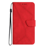 Custodia per telefono in pelle goffrata con cuciture, For OPPO A78 4G, For OPPO A79 5G, For OPPO A59 5G