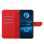 Custodia per telefono in pelle goffrata con cuciture, For OPPO A78 4G, For OPPO A79 5G, For OPPO A59 5G