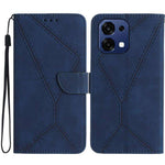 Custodia per telefono in pelle goffrata con cuciture, For OPPO Reno15 Pro Max 5G Global, For OPPO Reno15 Pro 5G Global, For OPPO Reno15 5G Global, For OPPO A6 Pro 4G / 5G Global
