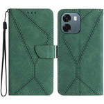 Custodia per telefono in pelle goffrata con cuciture, For OPPO Reno16 F / Reno16 FS 5G, For OPPO Reno16 / Reno16 Pro 5G Global, For OPPO A6 5G Global / A6x 5G, For OPPO Reno15 F 5G Global