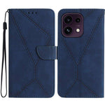 Custodia per telefono in pelle goffrata con cuciture, For OPPO Reno16 F / Reno16 FS 5G, For OPPO Reno16 / Reno16 Pro 5G Global, For OPPO A6 5G Global / A6x 5G, For OPPO Reno15 F 5G Global