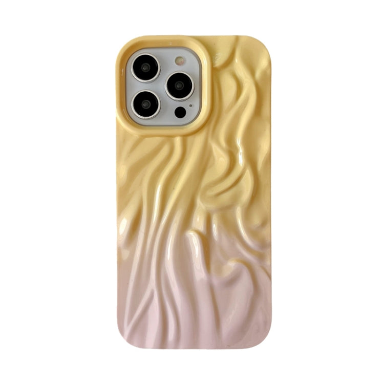 Custodia per cellulare in TPU con sensazione oleosa e sfumata di rughe, For iPhone 15, For iPhone 14, For iPhone 14 Pro, For iPhone 14 Pro Max