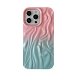 Custodia per cellulare in TPU con sensazione oleosa e sfumata di rughe, For iPhone 15, For iPhone 14, For iPhone 14 Pro, For iPhone 14 Pro Max