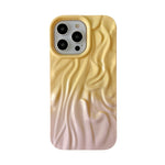 Custodia per cellulare in TPU con sensazione oleosa e sfumata di rughe, For iPhone 15, For iPhone 14, For iPhone 14 Pro, For iPhone 14 Pro Max