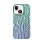 Custodia per cellulare in TPU con sensazione oleosa e sfumata di rughe, For iPhone 15, For iPhone 14, For iPhone 14 Pro, For iPhone 14 Pro Max