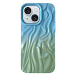 Custodia per cellulare in TPU con sensazione oleosa e sfumata di rughe, For iPhone 15, For iPhone 14, For iPhone 14 Pro, For iPhone 14 Pro Max