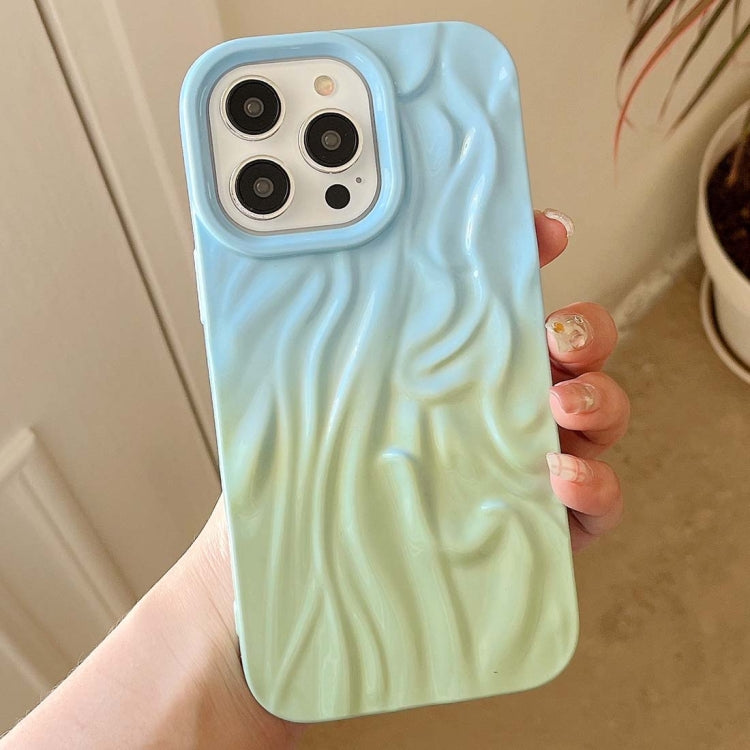 Custodia per cellulare in TPU con sensazione oleosa e sfumata di rughe, For iPhone 15, For iPhone 14, For iPhone 14 Pro, For iPhone 14 Pro Max