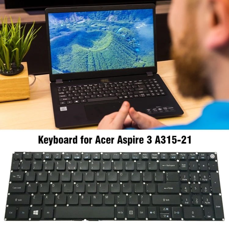 Tastiera versione USA per Acer Aspire 3 A315-21 A315-31