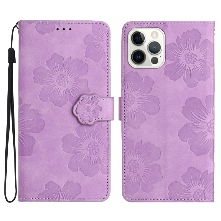 Custodia per cellulare in pelle con motivo floreale in rilievo, For iPhone 14 Pro Max, For iPhone 13 Pro Max, For iPhone 13 Pro, For iPhone 13