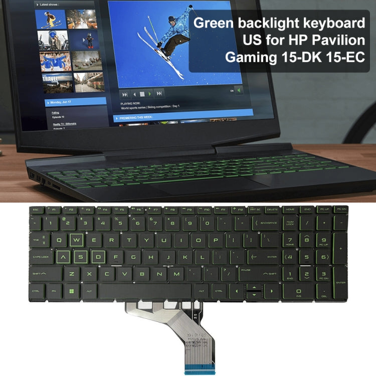 Tastiera retroilluminata per HP Pavilion Gaming 15-DK