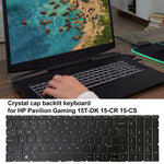 Tastiera retroilluminata USA per HP Pavilion Gaming 15-DK