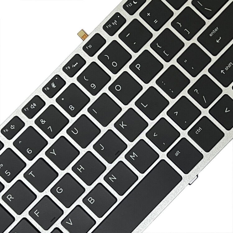 Tastiera retroilluminata con cornice argento per HP ProBook 650 G