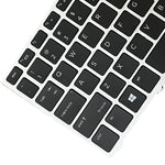Tastiera retroilluminata con cornice argento per HP ProBook 650 G