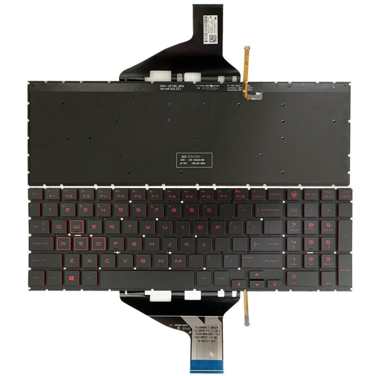 Tastiera rossa retroilluminata per HP 15-DC 15-DH