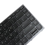 Tastiera retroilluminata con cornice grigia per HP Zbook Studio G