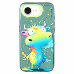 Serie di dipinti a olio con motivo animale PC + custodia per telefono in TPU, For iPhone 7 / 8 / SE 2020