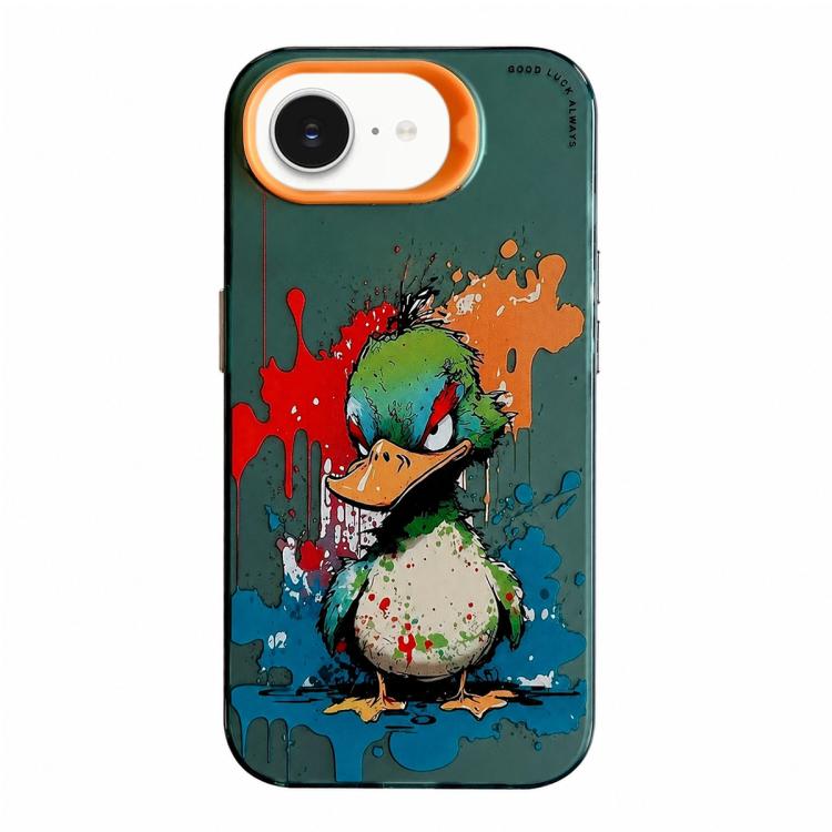 Serie di dipinti a olio con motivo animale PC + custodia per telefono in TPU, For iPhone 7 / 8 / SE 2020