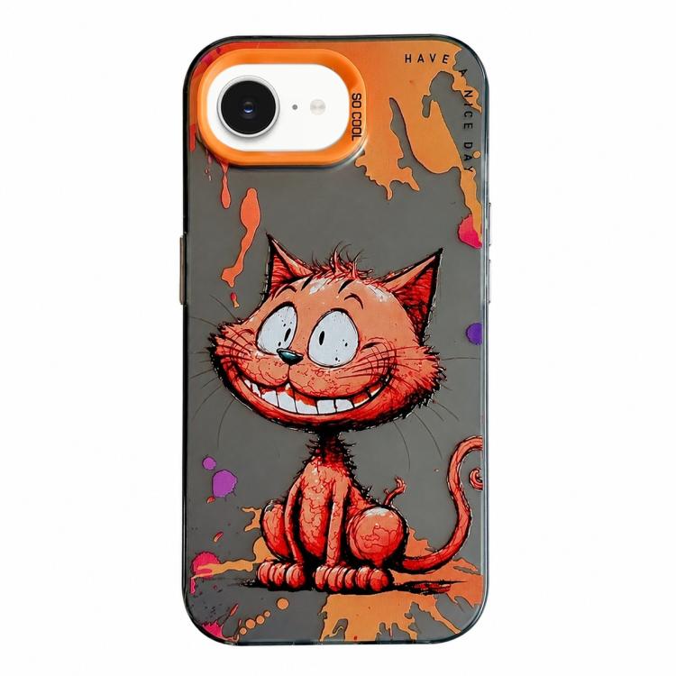 Serie di dipinti a olio con motivo animale PC + custodia per telefono in TPU, For iPhone 7 / 8 / SE 2020