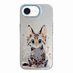 Serie di dipinti a olio con motivo animale PC + custodia per telefono in TPU, For iPhone 7 / 8 / SE 2020