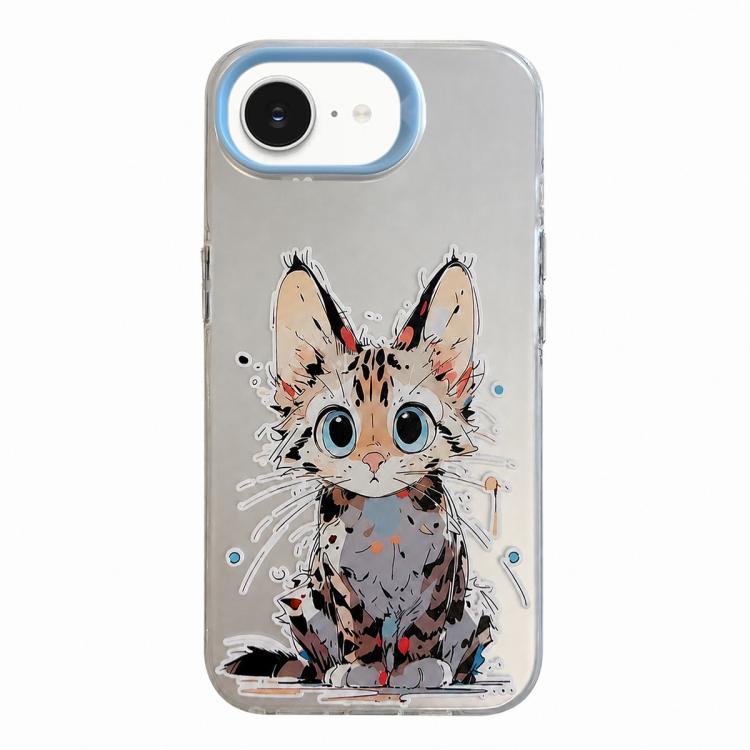 Serie di dipinti a olio con motivo animale PC + custodia per telefono in TPU, For iPhone 7 / 8 / SE 2020