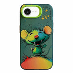 Serie di dipinti a olio con motivo animale PC + custodia per telefono in TPU, For iPhone 7 / 8 / SE 2020