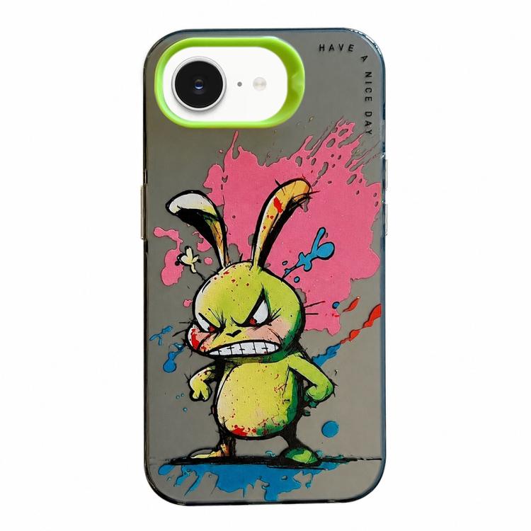 Serie di dipinti a olio con motivo animale PC + custodia per telefono in TPU, For iPhone 7 / 8 / SE 2020