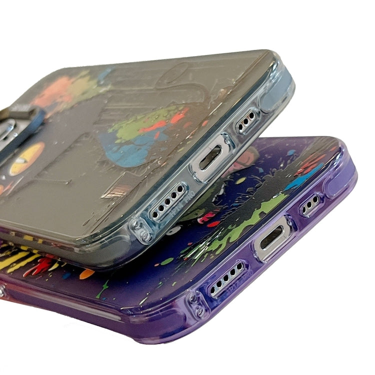 Serie di dipinti a olio con motivo animale PC + custodia per telefono in TPU, For iPhone 7 / 8 / SE 2020