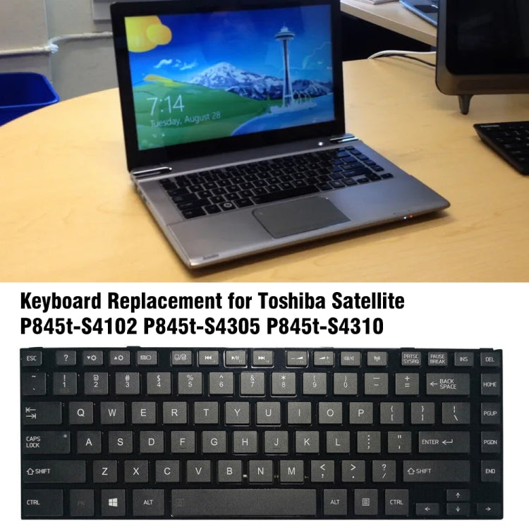 Tastiera portatile con cornice per Toshiba L840 L800 A660 A665