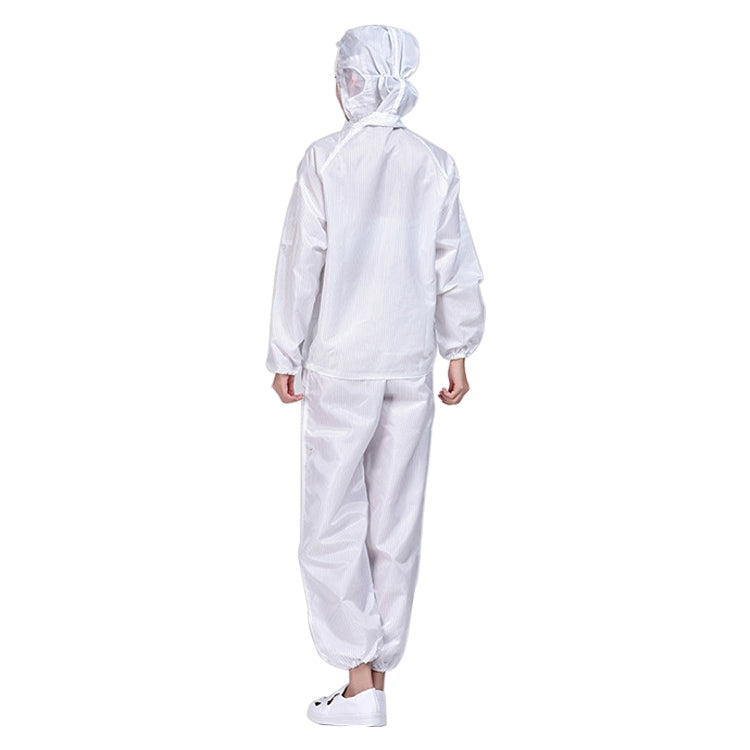 Tuta da lavoro antipolvere antistatica a righe
