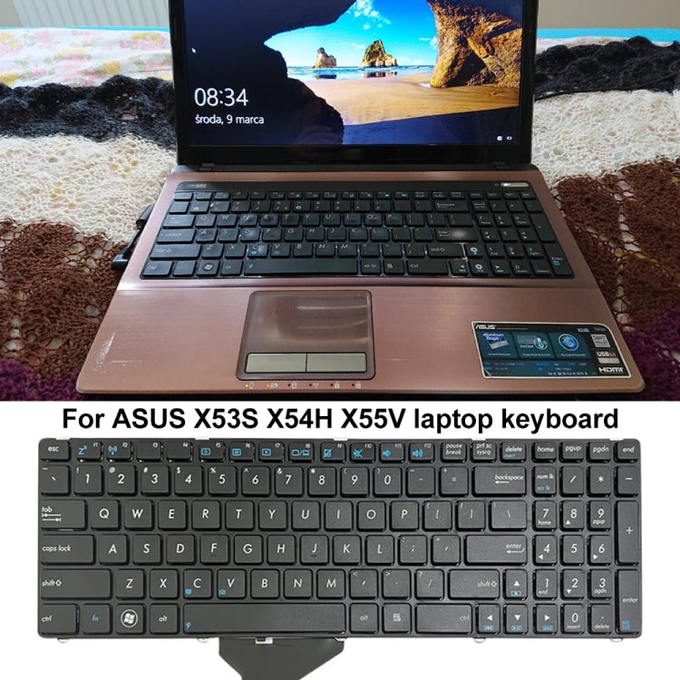 Tastiera USA per laptop Asus X53S X54H X55V K52 K53 G51
