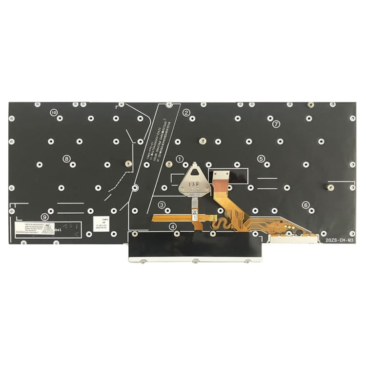 Tastiera retroilluminata USA per Lenovo ThinkPad X1 Nano