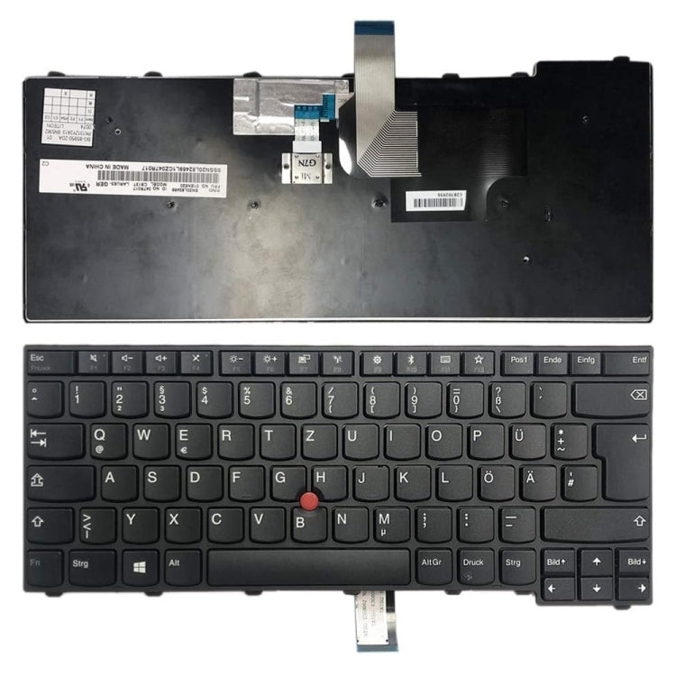 Tastiera tedesca per Lenovo Thinkpad E480 T480s T460