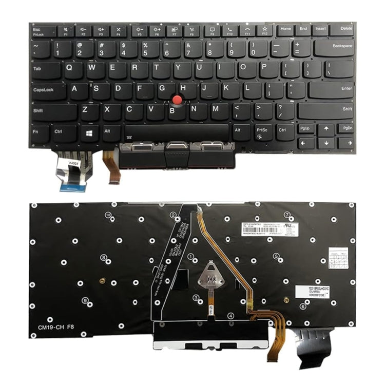 Tastiera retroilluminata USA per Lenovo Yoga e ThinkPad
