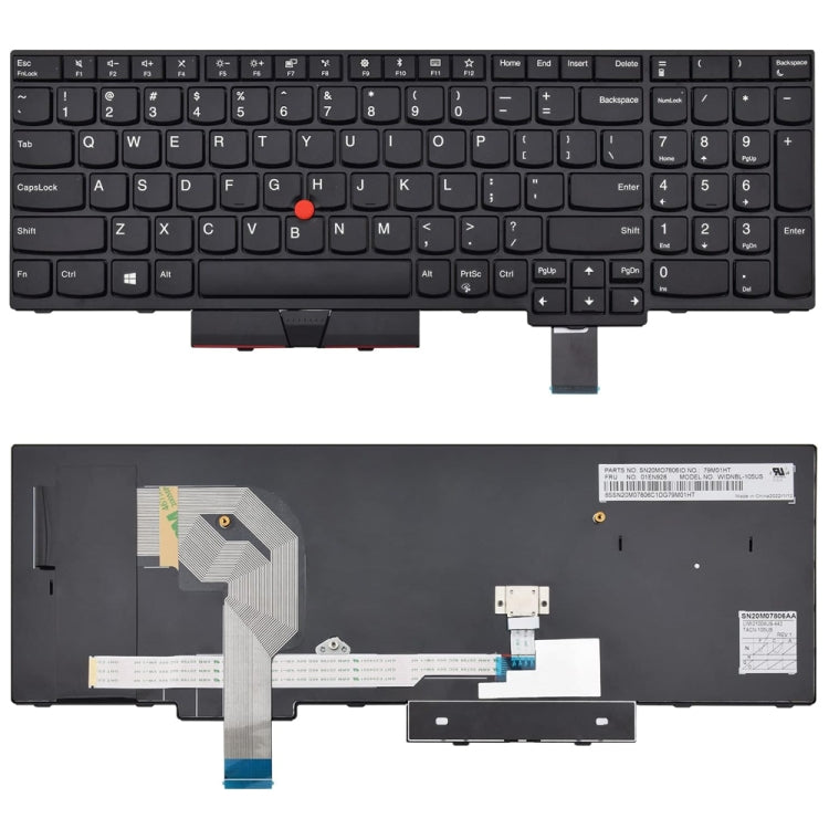 Tastiera retroilluminata USA per Lenovo Yoga e ThinkPad