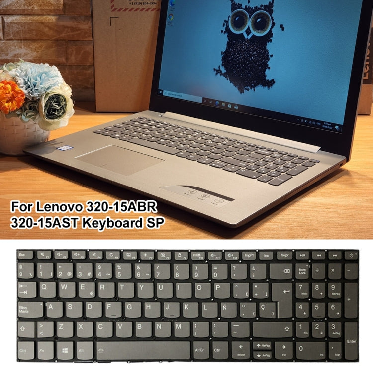 Tastiera retroilluminata spagnola per Lenovo IdeaPad 320-15ABR/15