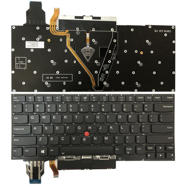 Tastiera retroilluminata USA con touchpad per Lenovo ThinkPad X1