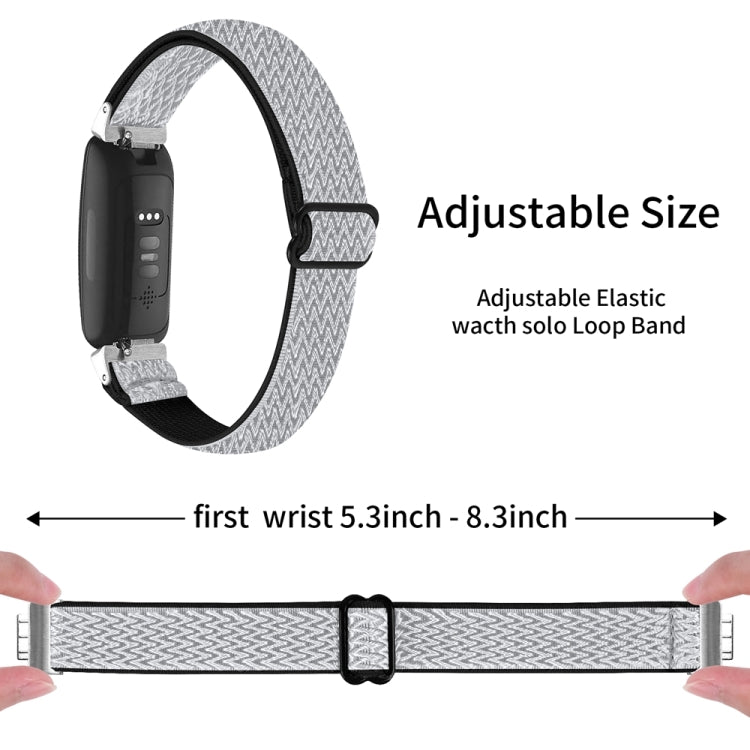 Cinturino per orologio in nylon intrecciato con fibbia, For Fitbit Inspire 3