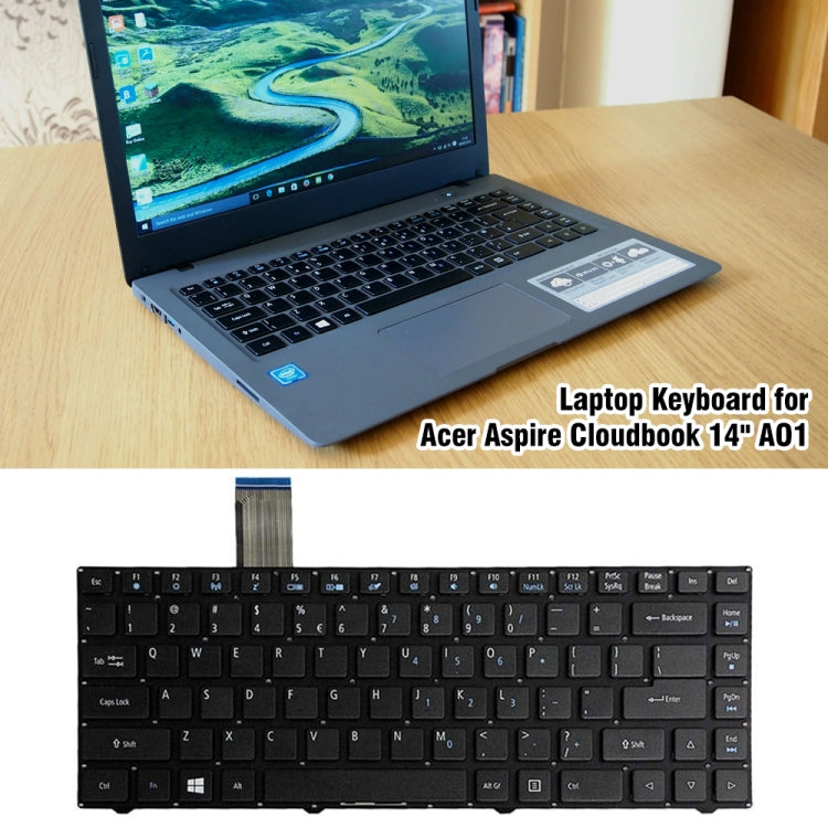 Tastiera USA per Acer Chromebook 15 C910 e Aspire Cloudbook 14