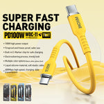 Cavo USB-C a USB-C in silicone 100W 1,2 m WK WDC-11