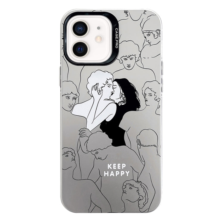 Custodia protettiva per telefono per PC serie argento elettrolitico, For iPhone 12
