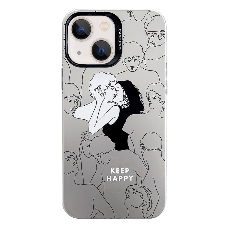 Custodia protettiva per telefono per PC serie argento elettrolitico, For iPhone 13