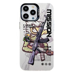 Custodia protettiva per telefono per PC serie argento elettrolitico, For iPhone 15 Pro Max