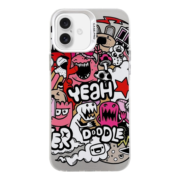 Custodia protettiva per telefono per PC serie argento elettrolitico, For iPhone 16 Plus
