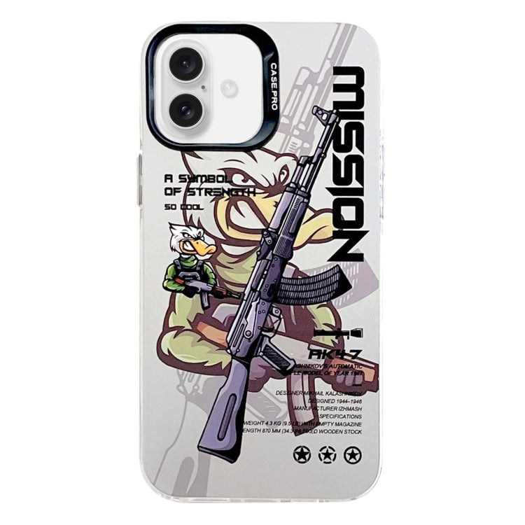 Custodia protettiva per telefono per PC serie argento elettrolitico, For iPhone 16 Plus
