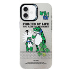 Custodia protettiva per telefono per PC serie argento elettrolitico, For iPhone 16 Plus